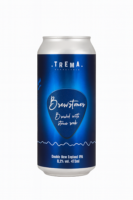 Cerveja Trema Brewstoner Double New England IPA Lata 473ml