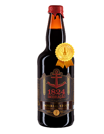Cerveja Imigração Imperial Stout Garrafa 500ml