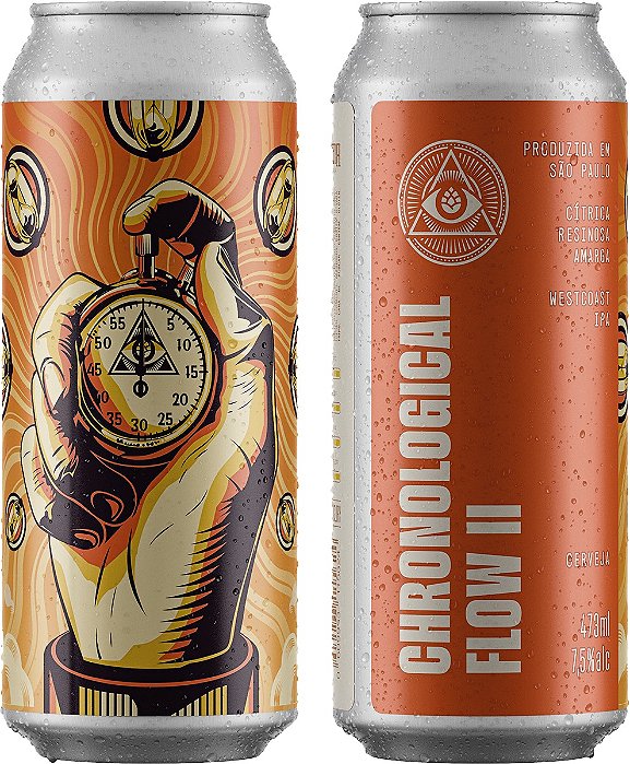 Cerveja Dogma Chronological Flow II West Coast IPA Lata 473ml
