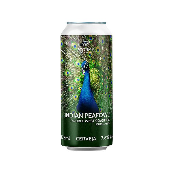 Cerveja Stormy Indian Peafowl Double West Coast IPA 473ml