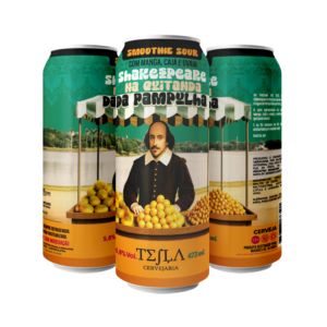 Cerveja Tesla Shakespeare na Quitanda da Pampulha Smoothie Sour Lata 473ml