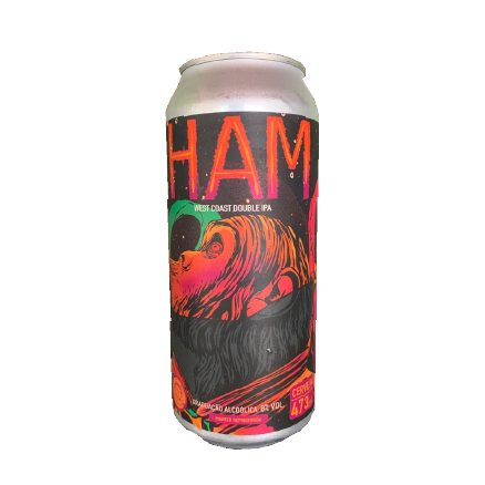 Cerveja Dude Brewing Ham Double West Coast IPA Lata 473ml