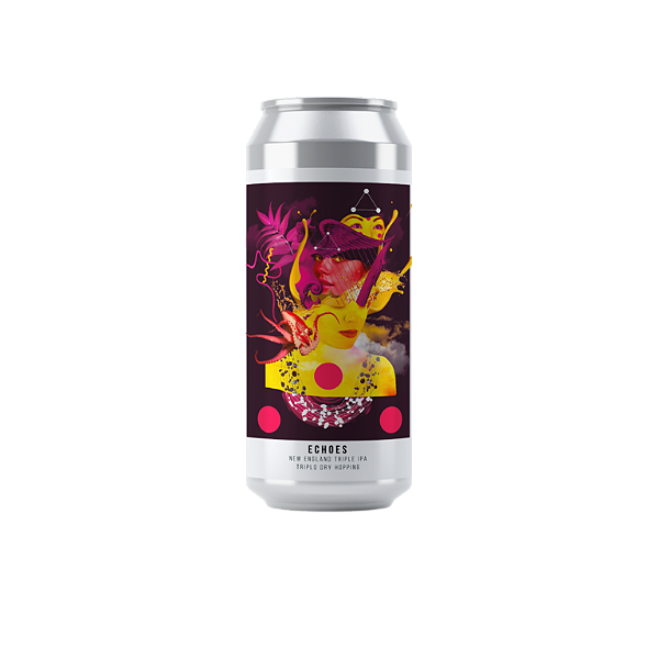 Cerveja Octopus Echoes Triple New England IPA Lata 473ml
