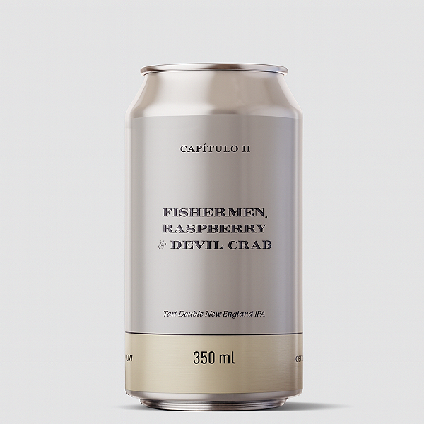 Cerveja Escafandrista Fisherman, Raspberry and Devil Crab Lata 350ml