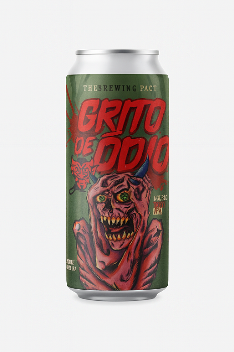 Cerveja Demonho Grito de Ódio Double Juicy IPA Lata 473ml