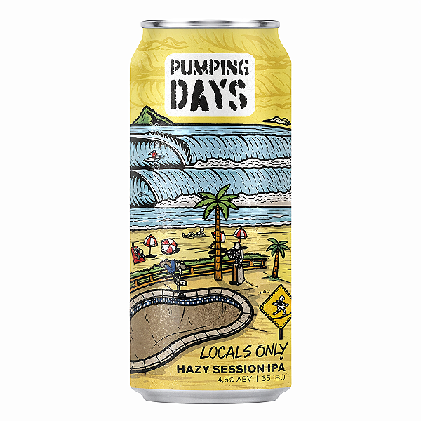 Cerveja Locals Only Pumping Days Session Hazy IPA Lata 473ml