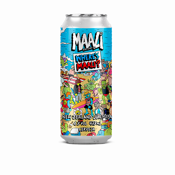 Cerveja Maali Where's Maali NZ Juicy IPA Lata 473ml