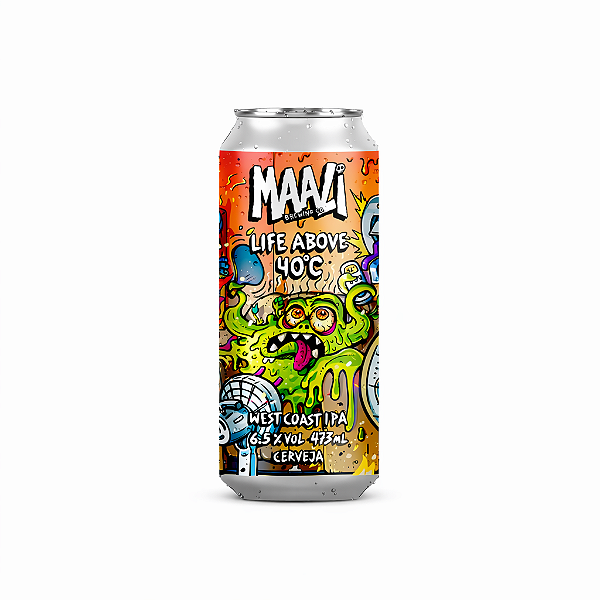 Cerveja Maali Life's Above 40ºC West Coast IPA Lata ml