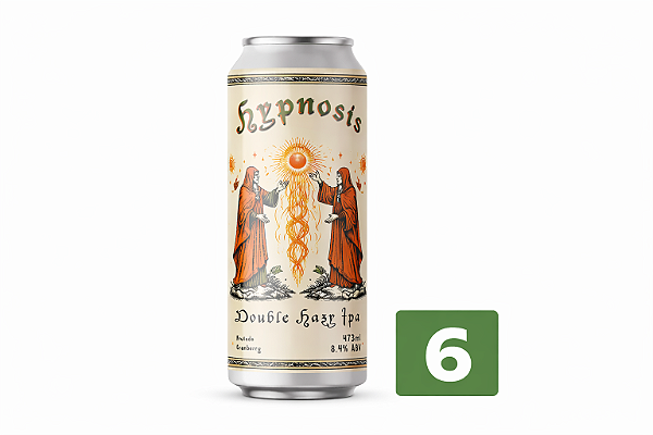 Pack de Cerveja Hypnosis Double New England IPA – 6 Unidades