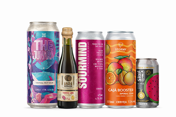 Kit 5 Cervejas Sour Compre 4 leve 5 Grátis