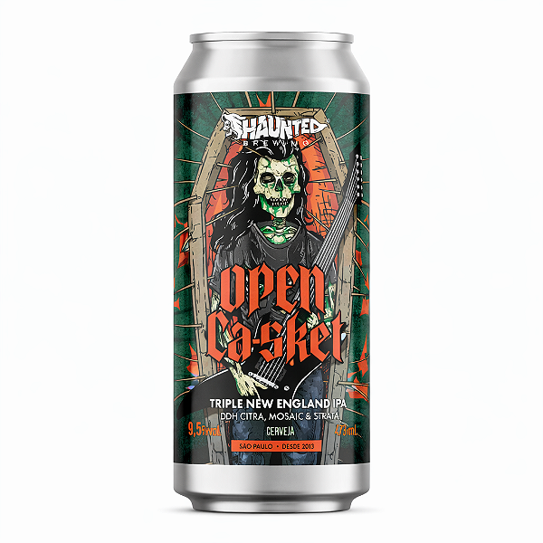 Cerveja Haunted Open Casket Triple New England IPA Lata 473ml