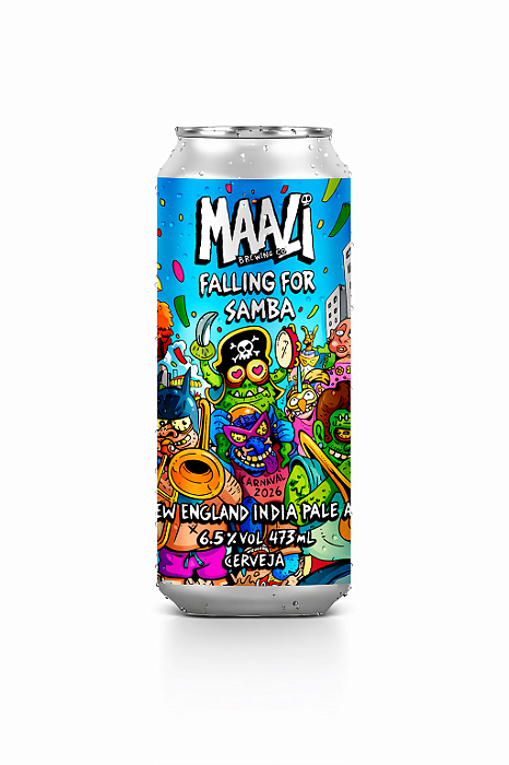 Cerveja Maali Falling For Samba New England IPA Lata 473ml