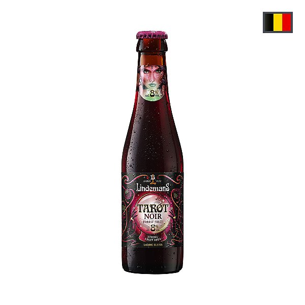 Cerveja Belga Lindemans Tarot Noir Lambic Garrafa 250ml