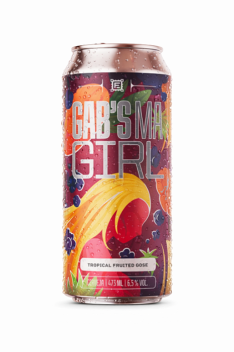 Cerveja Fermi Gab'sma Girl Tropical Fruited Gose Lata 473ml