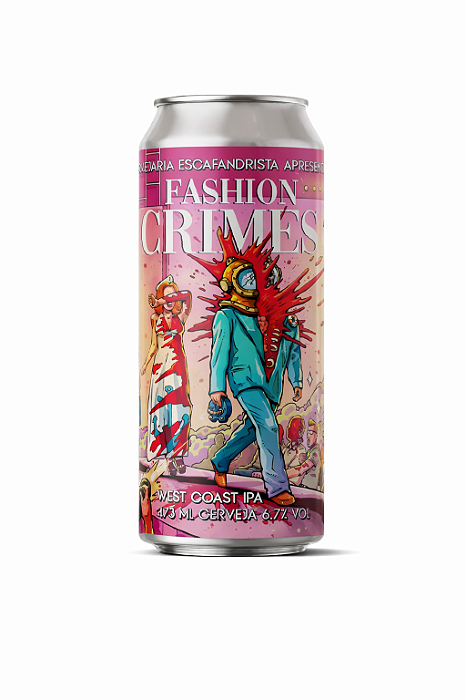 Cerveja Escafandrista Fashion Crimes West Coast IPA Lata 473ml