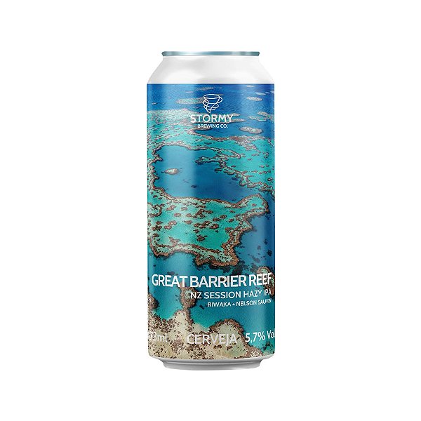 Cerveja Stormy Great Barrier Reef Session Hazy IPA Lata 473ml
