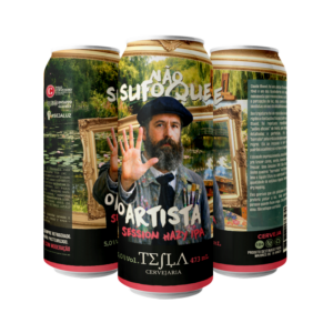 Cerveja Tesla Não Sufoque O Artista Session Hazy IPA Lata 473ml