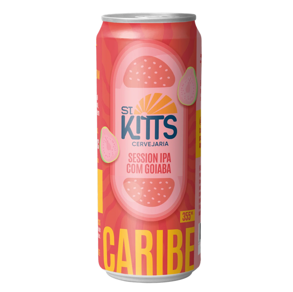 Cerveja St Kitts Caribe Session IPA Com Goiaba 355ml