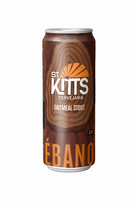 Cerveja St Kitts Ébano Oatmeal Stout Lata 473ml