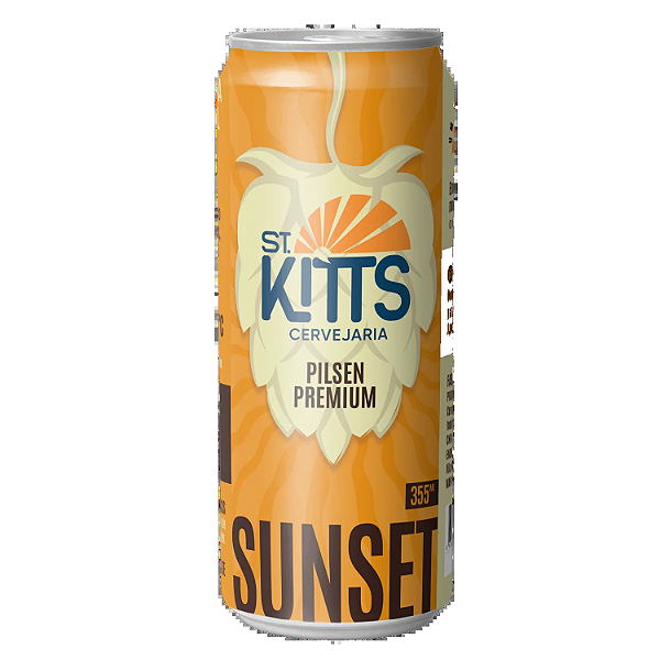 Cerveja St Kitts Sunset Premium Pilsen Lata 355ml
