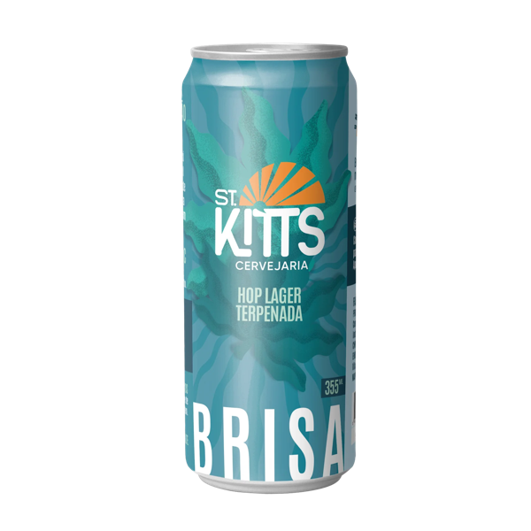 Cerveja St Kitts Brisa Hop Lager Terpenada Lata 355ml
