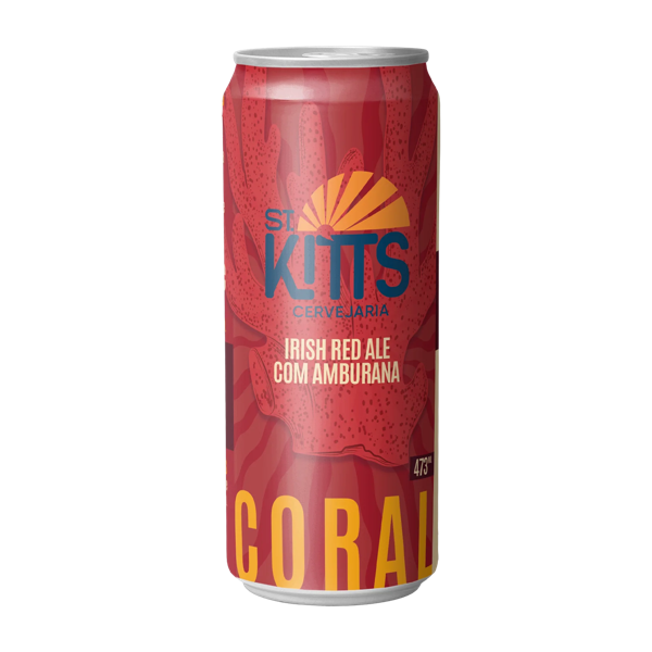 Cerveja St Kitts Coral Irish Red Ale com Amburana Lata 473ml