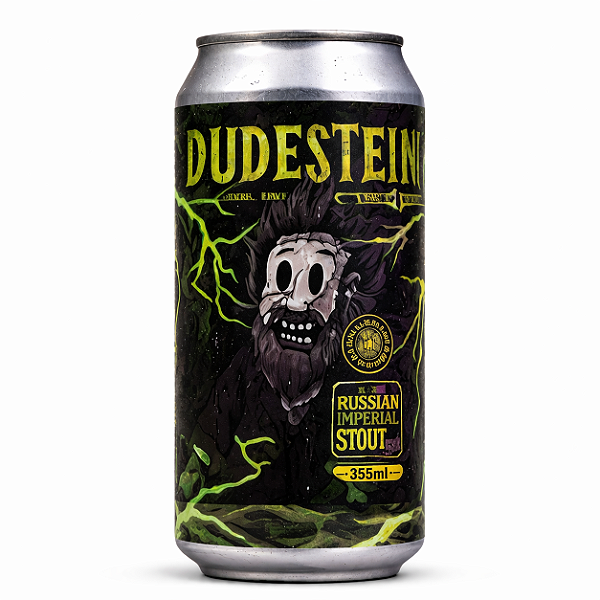 Cerveja Dude Brewing Dudestein Russian Imperial Stout Lata 350ml