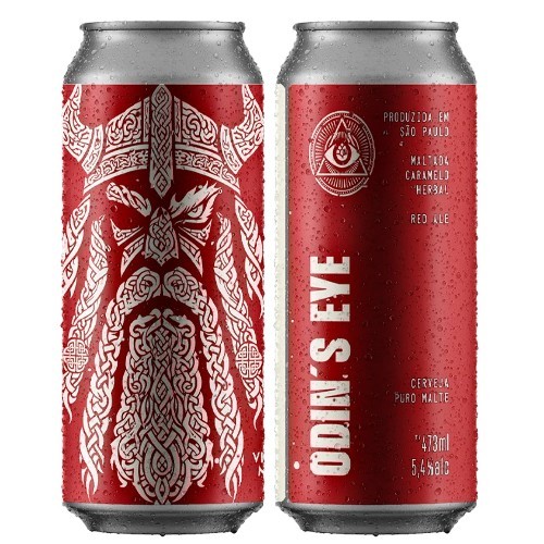 Cerveja Dogma Odin's Eye Red Ale Lata 473ml
