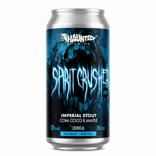 Cerveja Haunted Spirt Crusher Imperial Stout Lata 350ml