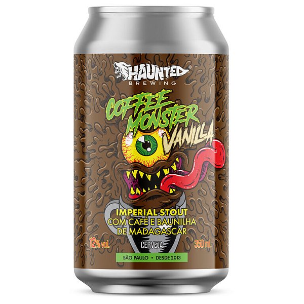 Cerveja Haunted Coffee Monster Vanilla Imperial Stout Lata 350ml