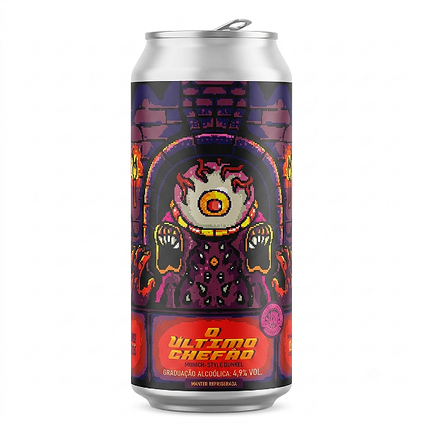 Cerveja Dude Brewing O Último Chefão Munich Style Dunkel Lata 473ml