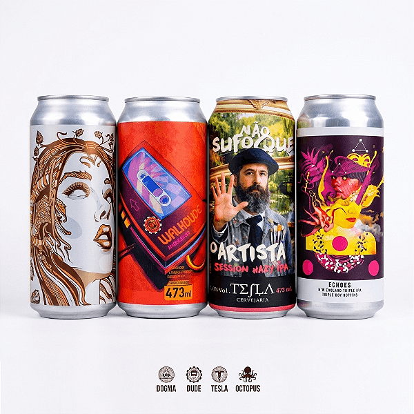 Kit 4 Cervejas IPA Experience