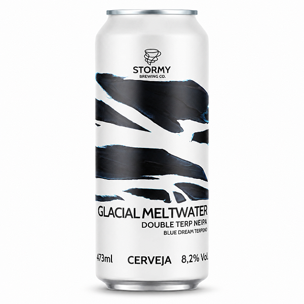 Cerveja Stormy Glacial Meltwater Double Terp New England IPA Lata 473ml
