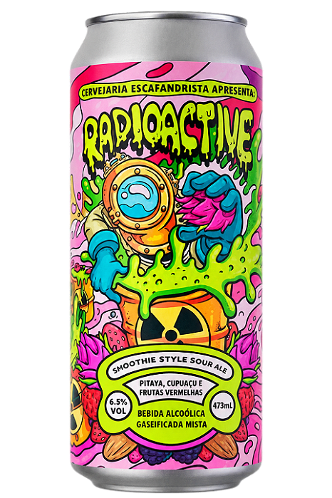 Cerveja Escafandrista Radioactive Smoothie-style Sour Ale Lata 473ml