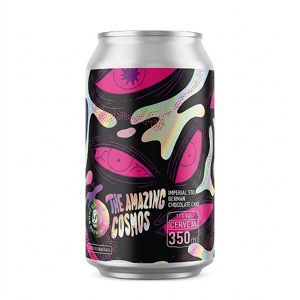 Cerveja Dude Brewing The Amazing Cosmos Imperia Stout German Chocolate Cake Lata 350ml