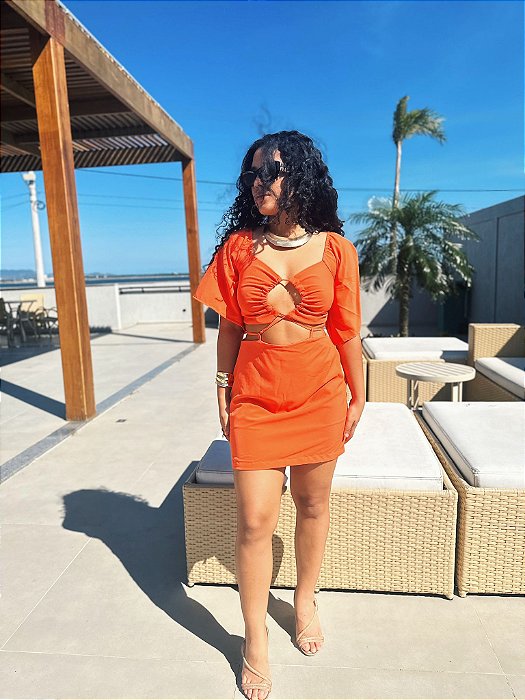 Macaquinho Anne - Coral - Tamanho único