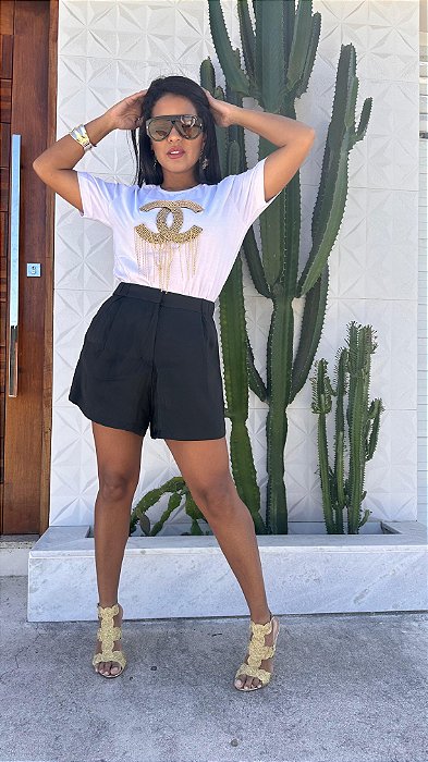 Short Preto - Tamanho único