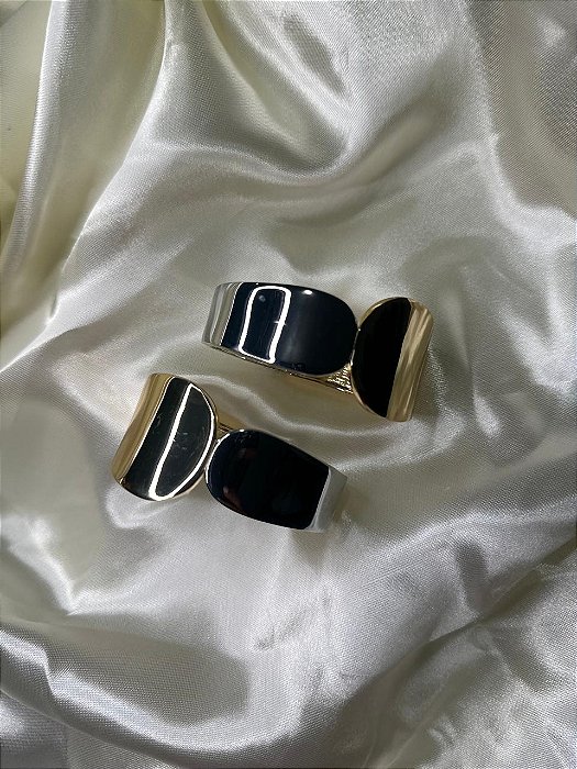 Bracelete Prata e Dorado