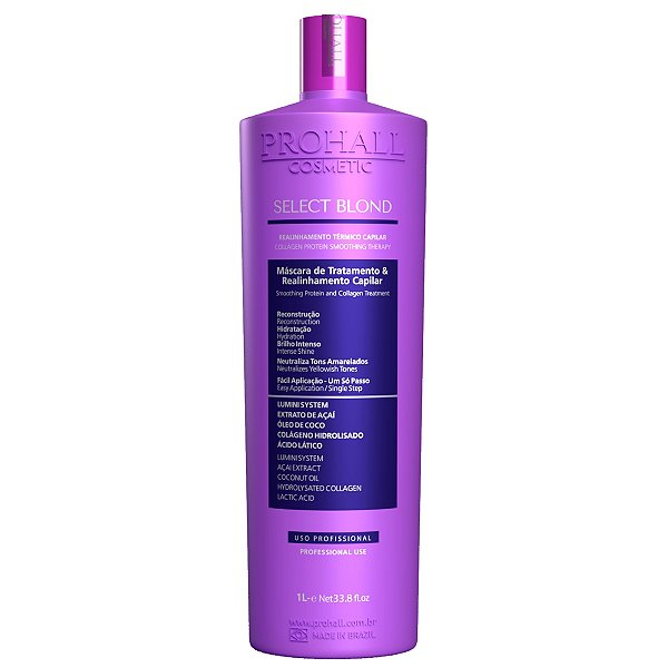Prohall Progressiva Select Blond Máscara Capilar 1L