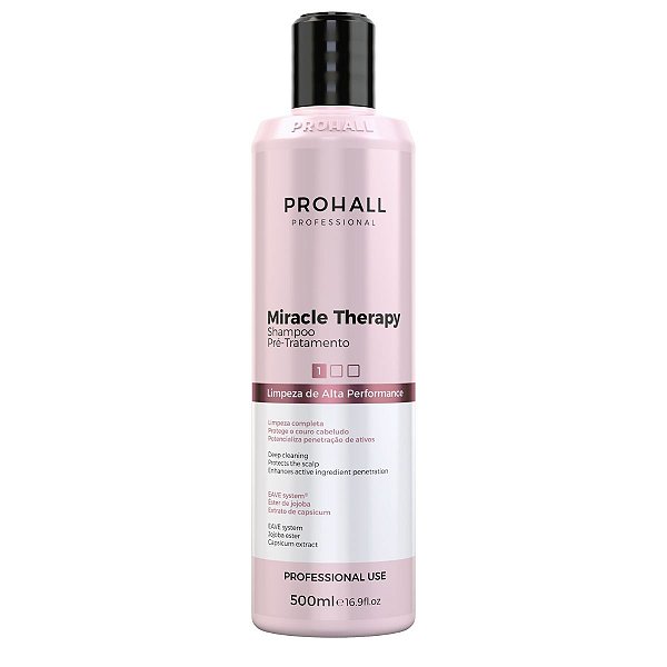 Prohall Miracle Therapy Shampoo de Alta Performance 500ml