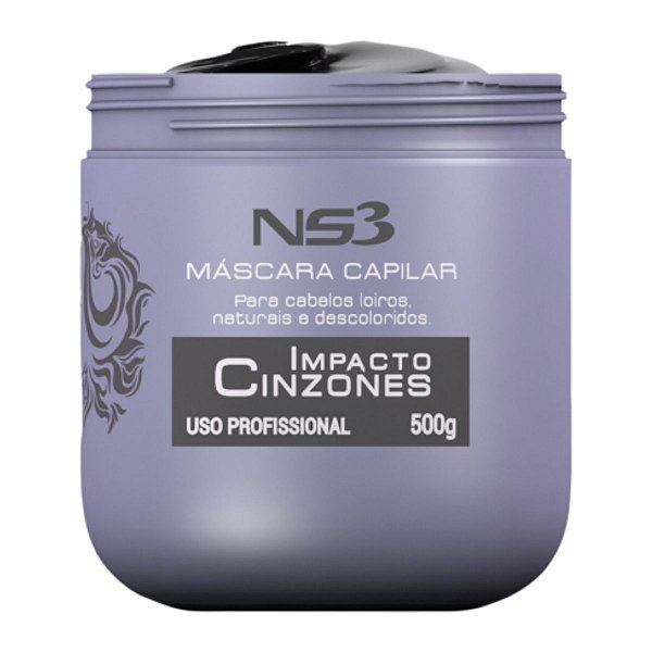 Ns3 Brasil Máscara Capilar Matizadora Impacto Cinzones 500g