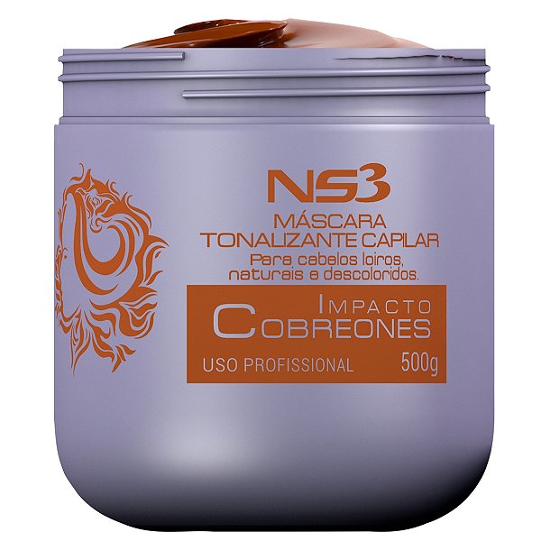 NS3 BRASIL Máscara Tonalizante Impacto Cobreones 500g