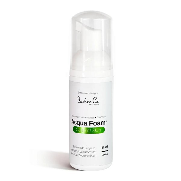 Lashes Co. Control Skin - Espuma Higienizadora Para Extensão de Cílios Acqua Foam 50mL