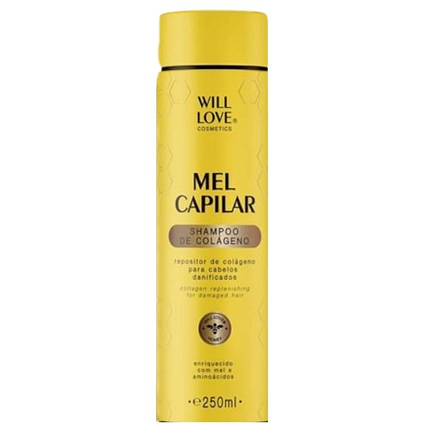 Will Love Shampoo De Colágeno Mel Capilar 250ml