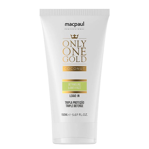 Macpaul Only One Gold Coconut Leave-in Tripla Proteção 150ml