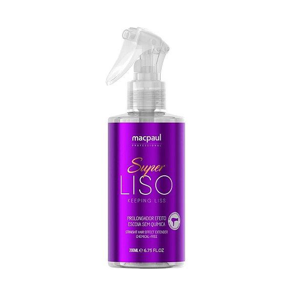 Macpaul Super Liso Prolongador Efeito Escova 200ml Mac Paul