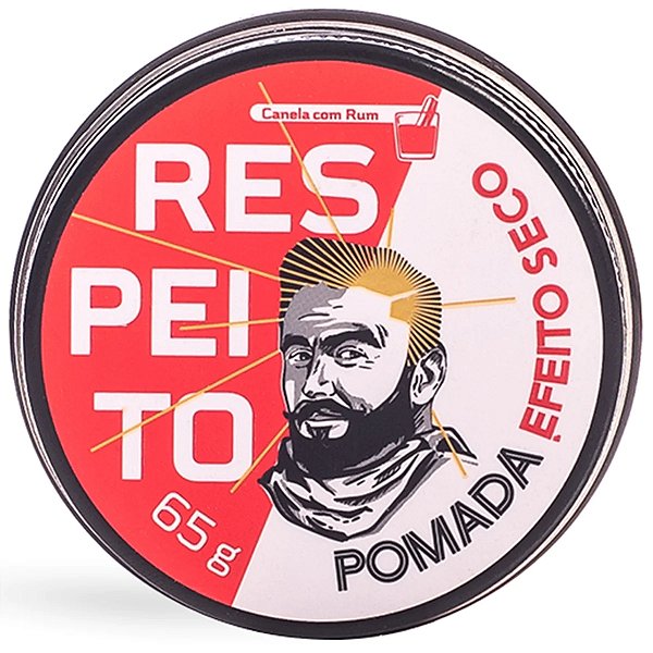 Barba De Respeito Cera Modeladora Efeito Seco 65g Canela Com Rum