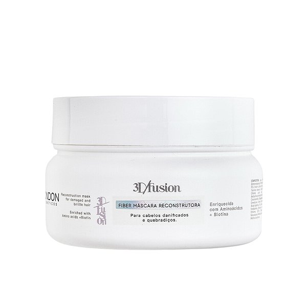Fiber Máscara Reconstrutora London Cosméticos 200g