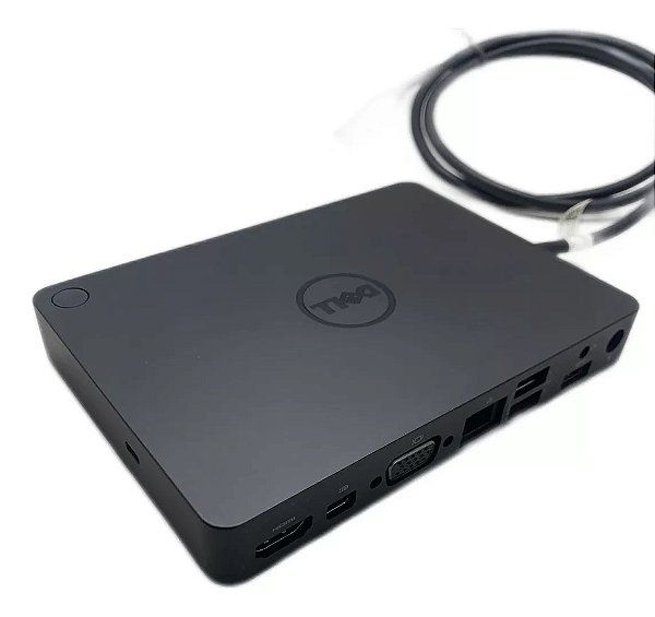 Dockstation Dell WD15 4K Conector USB-C Fonte 180W