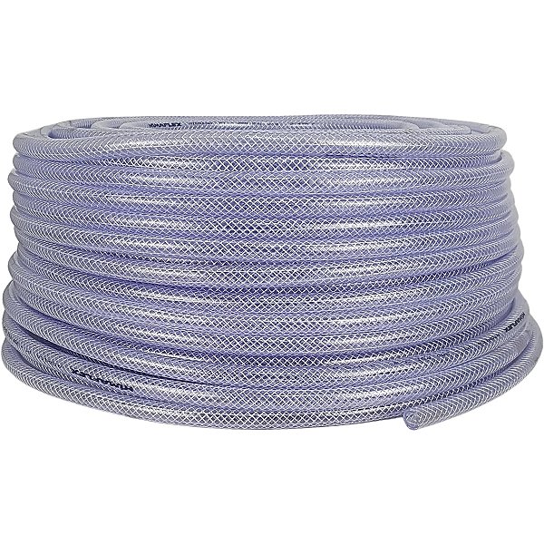 Mangueira Pt 250 Cristal Atóxica Trançada Londribor 3/8 Polegadas